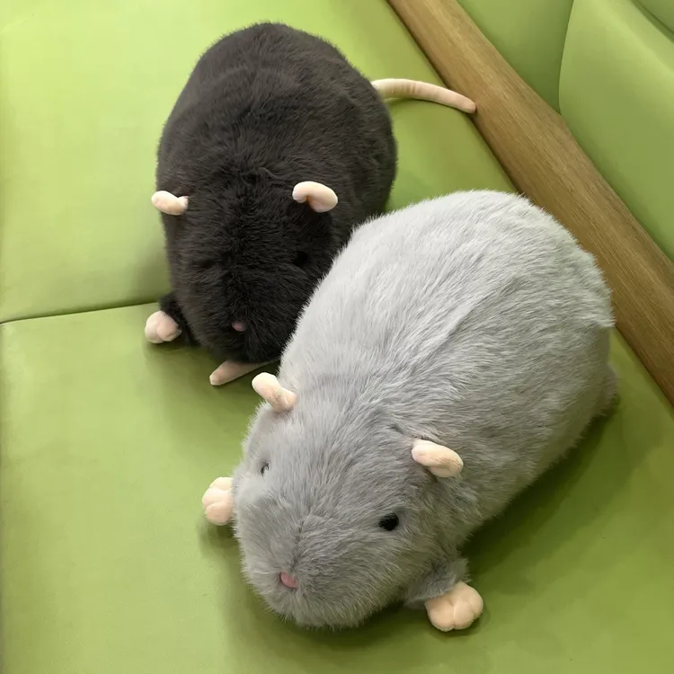 花枝鼠毛绒玩具公仔仿真老鼠玩偶可爱精致高颜值花枝鼠