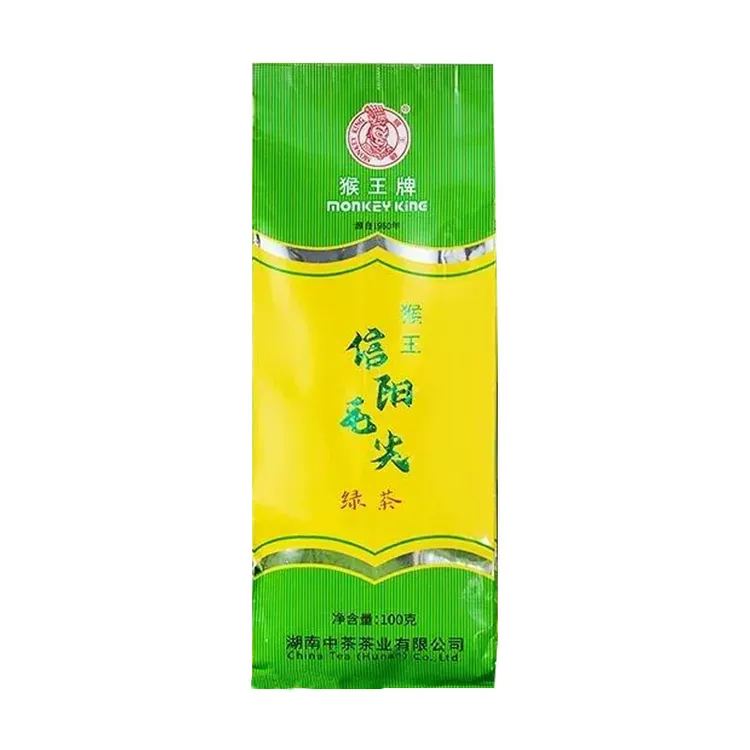 猴王牌 国产茶叶袋装散茶100g/袋信阳毛尖绿茶春日下午茶夏日冷泡