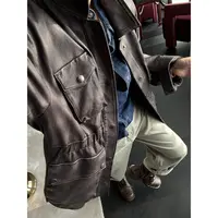 蓝豚豚 10月18号20:00上新NEW~24老钱户外捕猎者做旧皮衣夹克