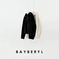 BAYBERYL老贝雪夜*水水短款拉链时尚轻奢秋连帽外套PY5G3141-9/28