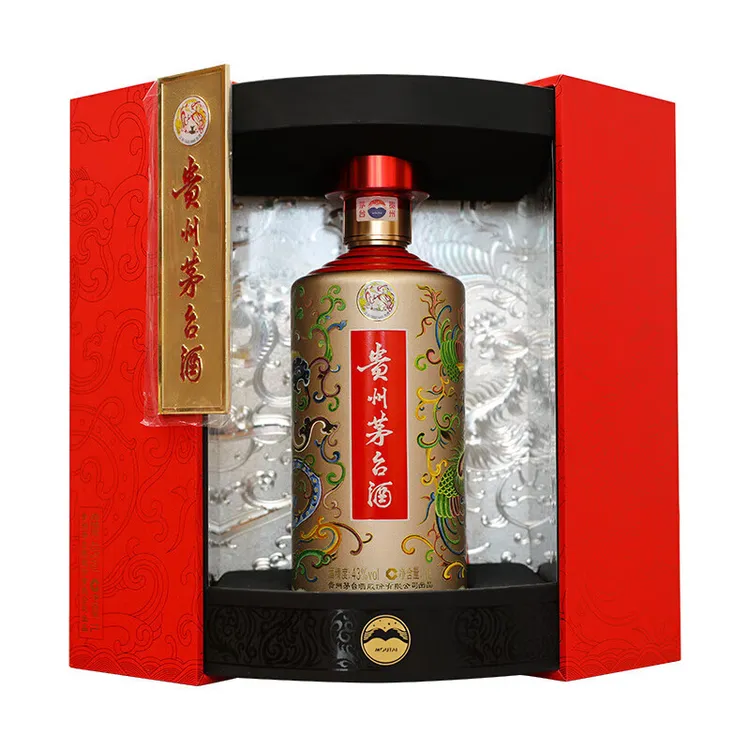 KWEICHOW MOUTAI/贵州茅台酒 龙凤呈祥 公斤装 单瓶 43度1L