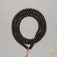 【D2709】椰蒂老型108脖挂原生态红棕色少棕少线