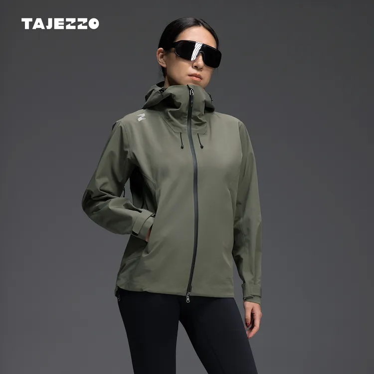 TAJEZZO/探迹者J01二代女款修身版【新品首发】硬壳防水防湿冲锋衣