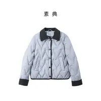 素典【奶包巴恩调】秋冬气质短款时尚休闲上衣百搭时尚羽绒服5563