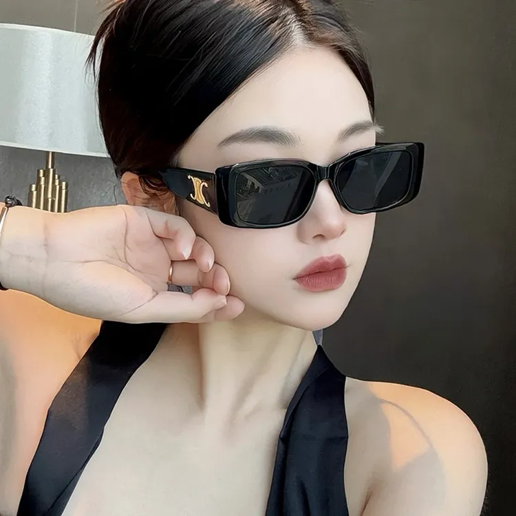 日本2025新款墨镜女潮高级感网红粗框偏光防紫外线近视太阳眼镜方