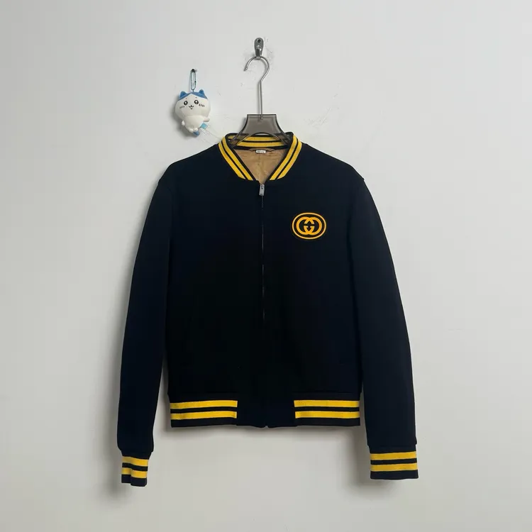 99新 GUCCI/古驰 经典双G拉链外套 48码 原价15600