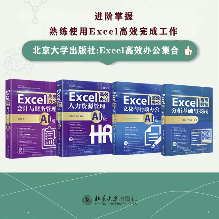 【粉丝专享】Excel高效办公：会计财务&文秘行政&人力资源&电商数据