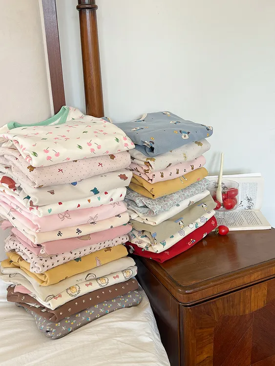 【新品】男女童品质无骨A类秋衣秋裤羊毛拉架卡通家居服 24Y045