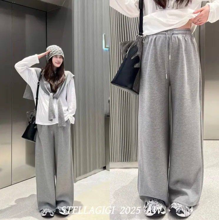 SG / 郭幂幂 AW 早秋新品 格蕾系休闲风抽绳休闲卫裤K-20251603