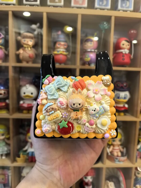 可爱奶油胶陶瓷桌面收纳笔筒化妆刷
