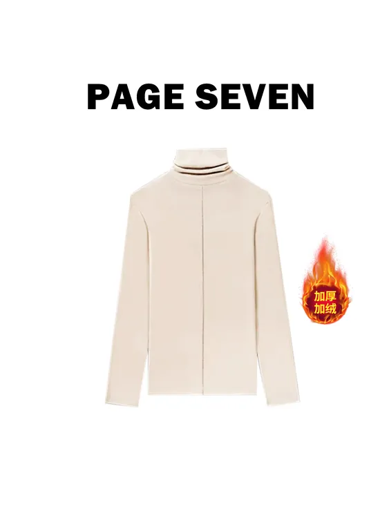 【堆堆领口】2025年新款面膜T恤长袖高领洋气弹力秋季上衣女10001