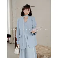 maodan/猫单【悉尼大道】孕妇装春秋款2025新款中长款西装外套.