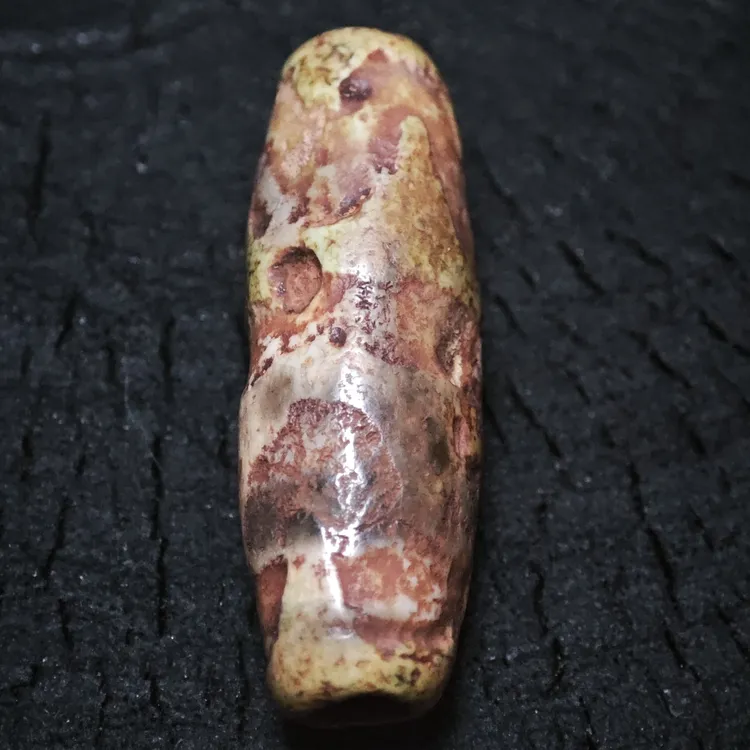 非金属陶瓷吊坠 精品回流老料高油包浆象雄贵人老珠藏珠吊坠