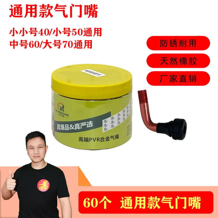 60个 电动车真空嘴气门嘴通用款真空胎气嘴气门嘴气门芯嘴子