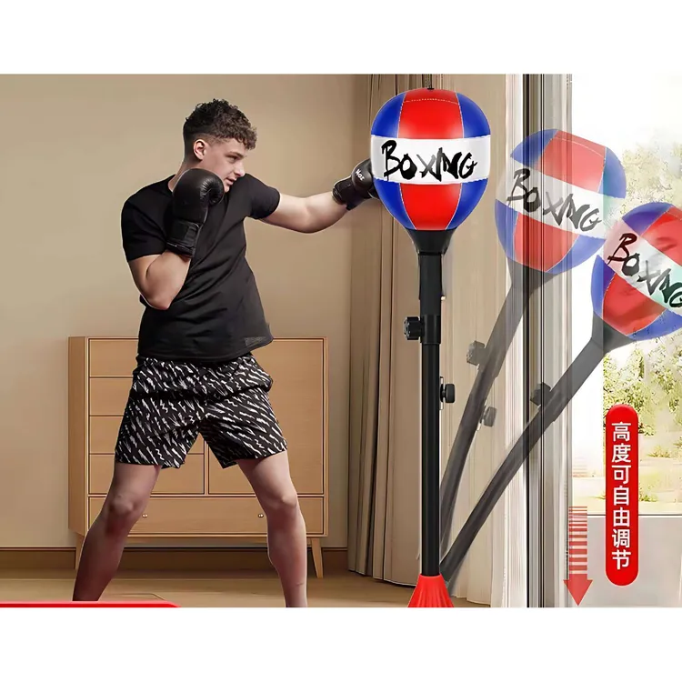 拳击速度球家用反应力训练器材魔力专业立式沙袋不倒翁男女