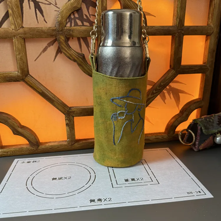 水壶包模板 传家壶包模板 送视频的 布艺包模板 诺诺茶