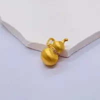 【雅婷精选】18k金拉丝宝葫芦