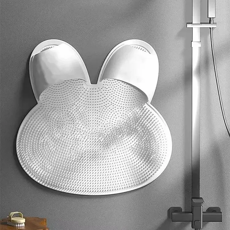 硅胶搓脚垫洗脚按摩垫浴室防滑垫子洗澡搓脚去死皮淋浴房地垫