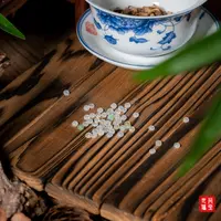 世间臻宝-白冰翡翠单珠/多样性发/发两粒/P3239