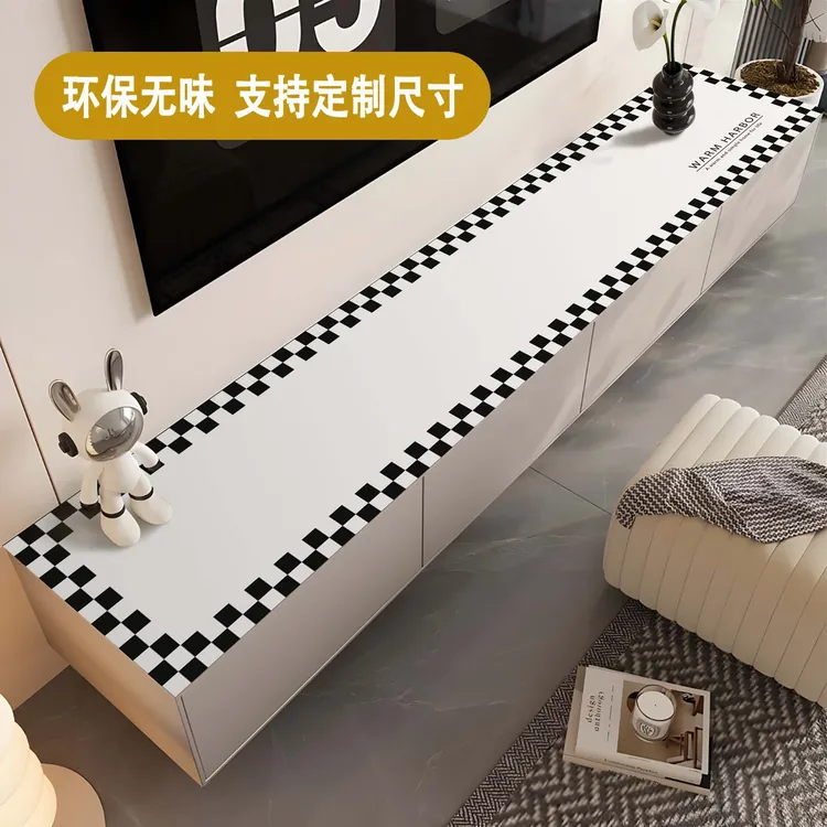 防水桌布防油茶几垫免洗防烫方形电视柜垫防划餐边柜台面垫子台布