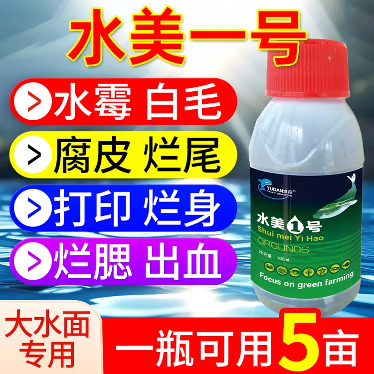 水美一号预防水霉鱼塘养殖白毛烂身烂鳃水产养殖专用