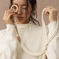 CatalpaLew「木染风」墟生美学棉麻混纺布艺腰带#C40123