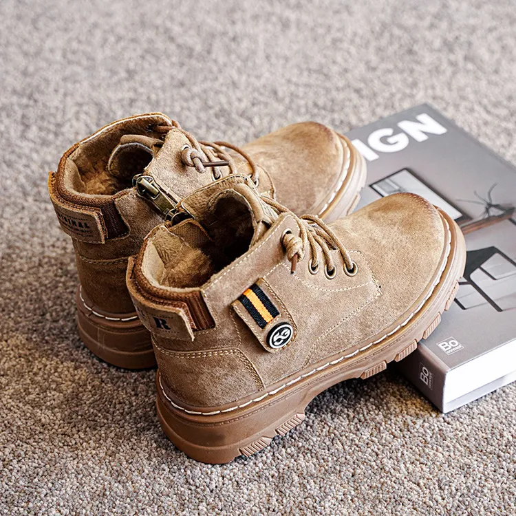 男童马丁靴秋冬季新款韩版儿童靴子时尚潮流休闲男孩单靴2025潮款