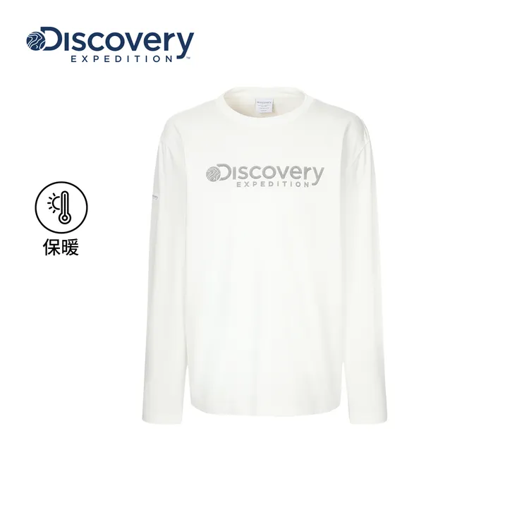 檀健次同款Discovery探索保暖长袖T恤l运动套头衫男女25秋RL3Q0
