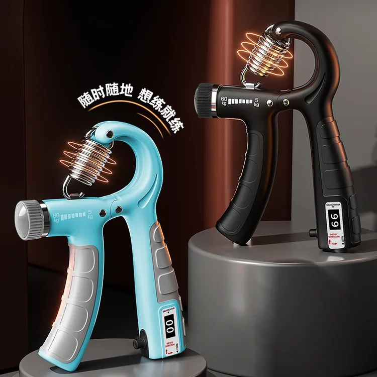 可调节计数款握力器10-100kg男女通用成人肌肉运动健身手部力量器