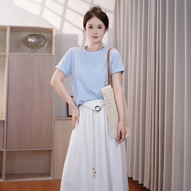 EMMA WINI【三件装】【拍两件到手三件】EMMA WINI高定轻奢高支棉T恤