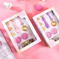 火漆10件套蜡烛蜡粒印章头复古