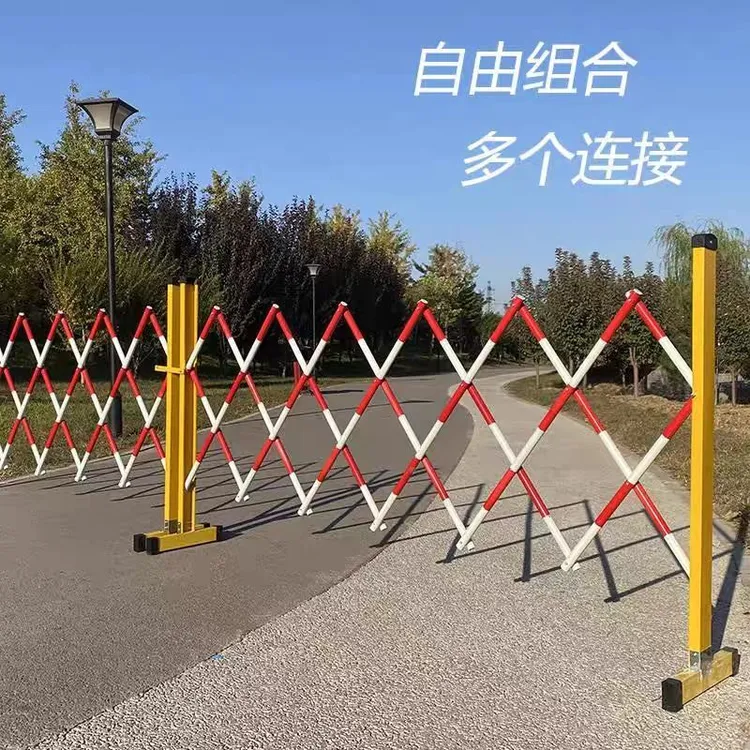 批发玻璃钢圆管围栏绝缘可移动伸缩围栏施工隔离栏加厚安全防护栏
