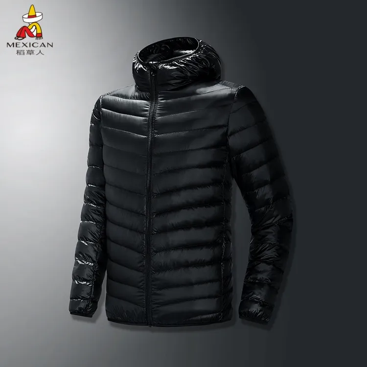 Mexican/稻草人连帽轻薄薄款保暖秋冬轻便纯色外穿短款免烫男士