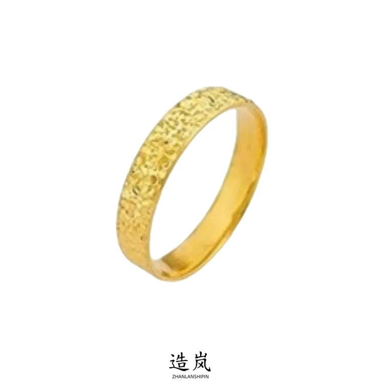 铜合金戒指 爆款碎冰冰戒指女小众设计轻奢ins高级感超闪镭射戒指