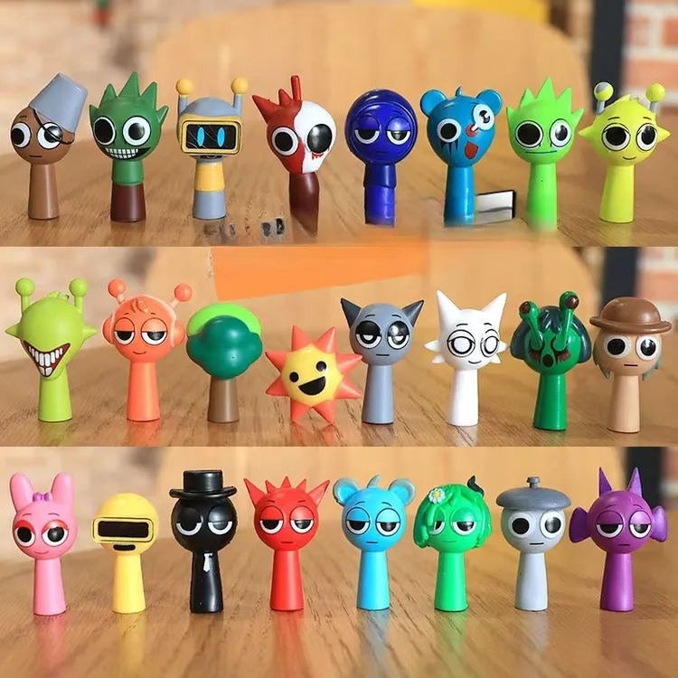 节奏盒子手办sprunku音乐盒子游戏周边模型公仔山海经儿童玩具