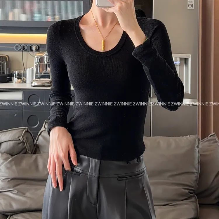 Zwinnie/詹维尼【超细100美丽诺羊毛打底衫】针织衫 WHC202505