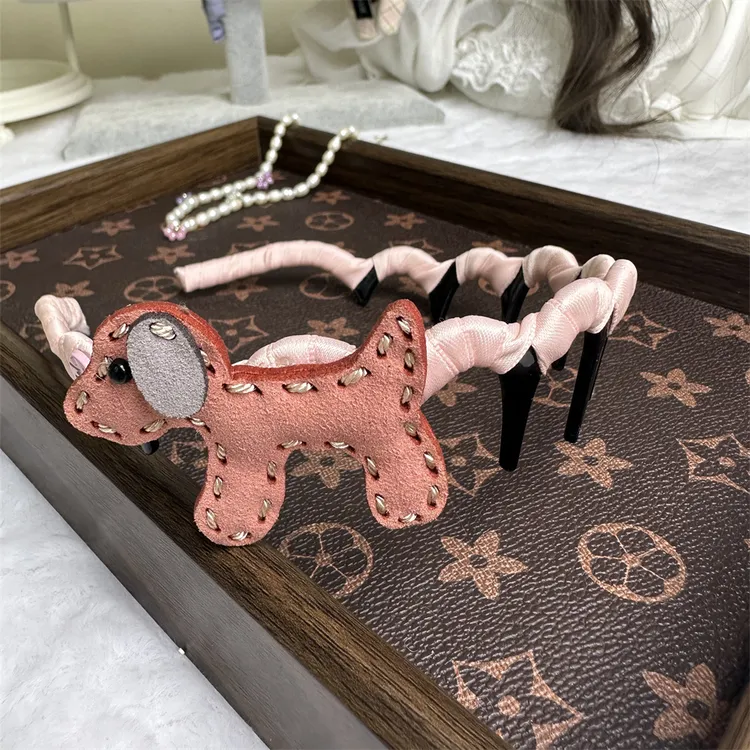 四号链接 全场两单包飞 卡通猫咪带齿发箍甜美高颅顶蓬松头箍发饰