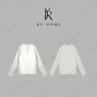 【容雨RYHOME】美利奴绵羊毛两面穿90白鹅绒拼接外套253W2472
