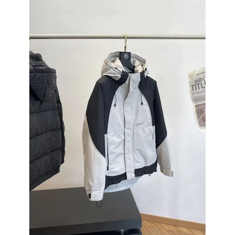 特!蓄热背衬+防跑绒工艺+三防面料!男女同款撞色羽绒服 H7063 C20