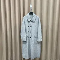 时尚百搭羊毛大衣W002