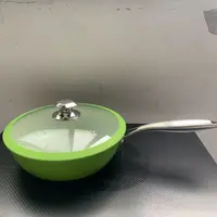 绿色炒锅家用炒菜锅不粘锅F2