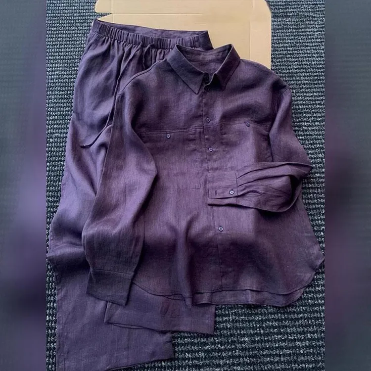 300斤加大码春秋季老钱风高端套装男休闲运动衬衫时尚百搭两件套2