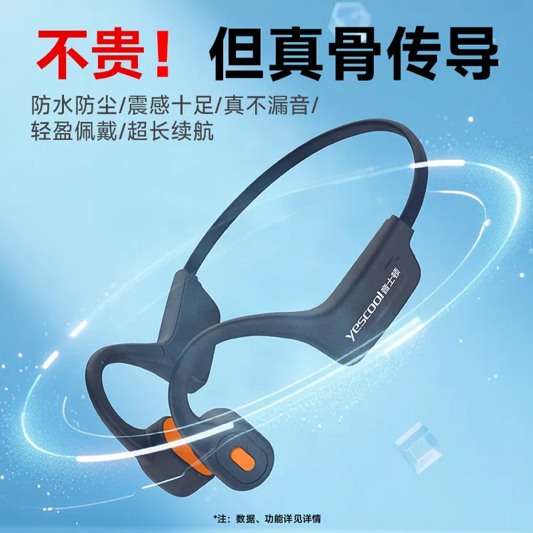 音士顿G01柏林之声蓝牙耳机骨传导无线挂耳式运动跑步长续航通用