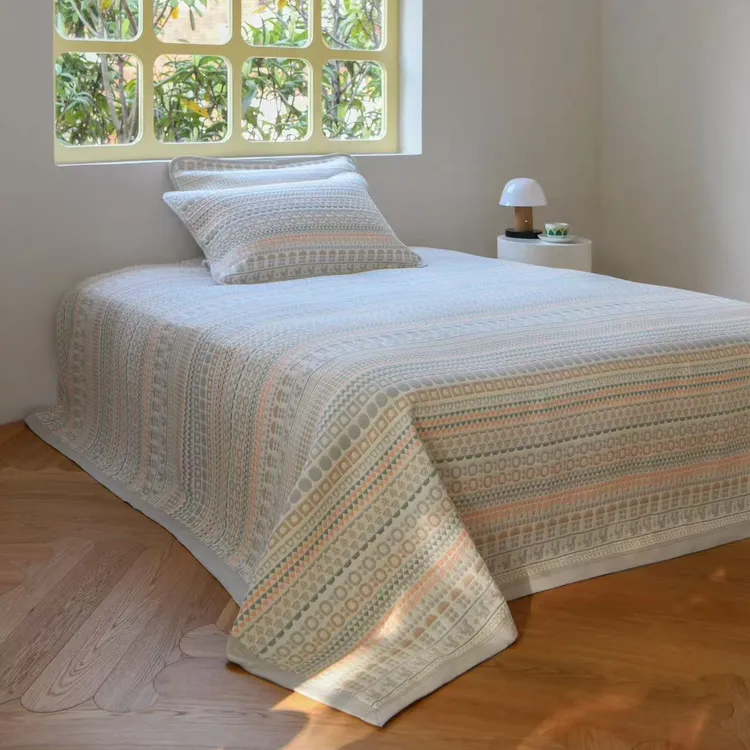 雅赞活动款松鼠坚果加大纱布软凉席凉爽透气吸湿可机洗