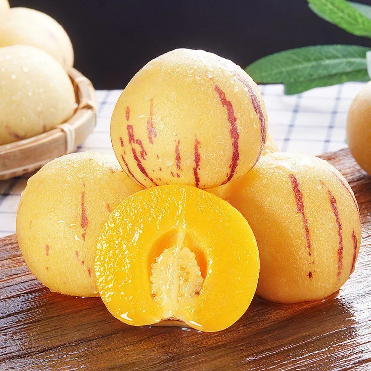 真树上熟云南石林人参果自然成熟圆果黄肉清甜多汁