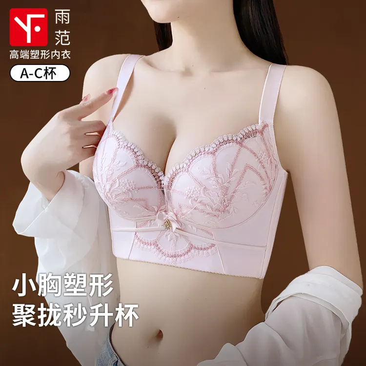 雨范【金孔雀】小胸聚拢文胸爆款内衣塑形收副乳防下垂新款胸罩