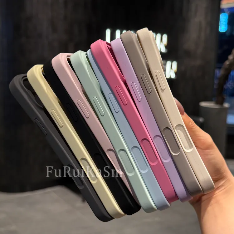 夏季简约新款升级一体式相机键超薄适用苹果16手机壳16pro/promax