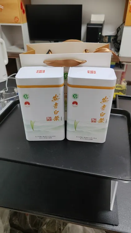 B7安吉高山白茶明前新茶小兰花新鲜醇香125克罐装