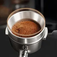 51mm磁吸接粉环金属意式咖啡布粉器接粉器