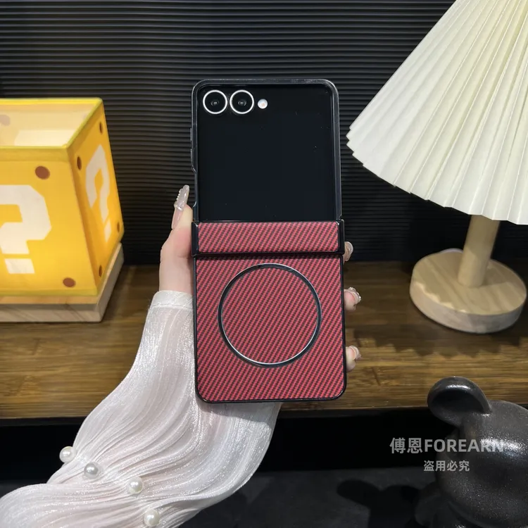 适用于三星Galaxy Z Flip7手机壳折叠屏zflip7全包防摔磁吸中轴款